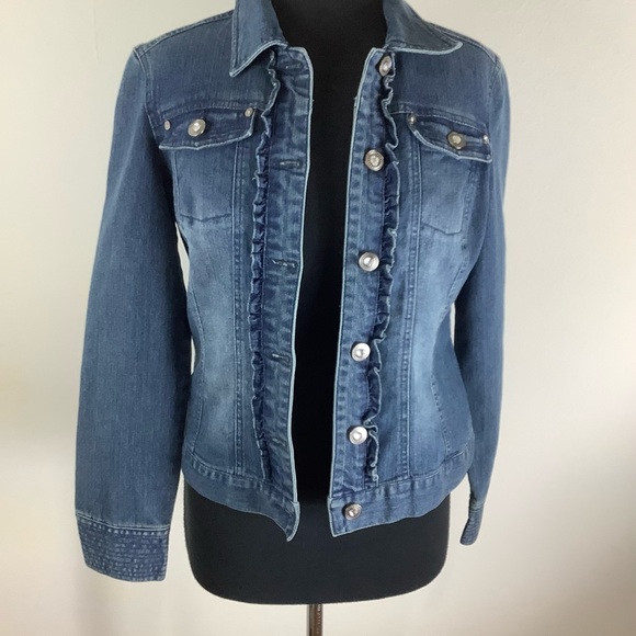 Baccini Blue Jean Jacket - Picture 1 of 11